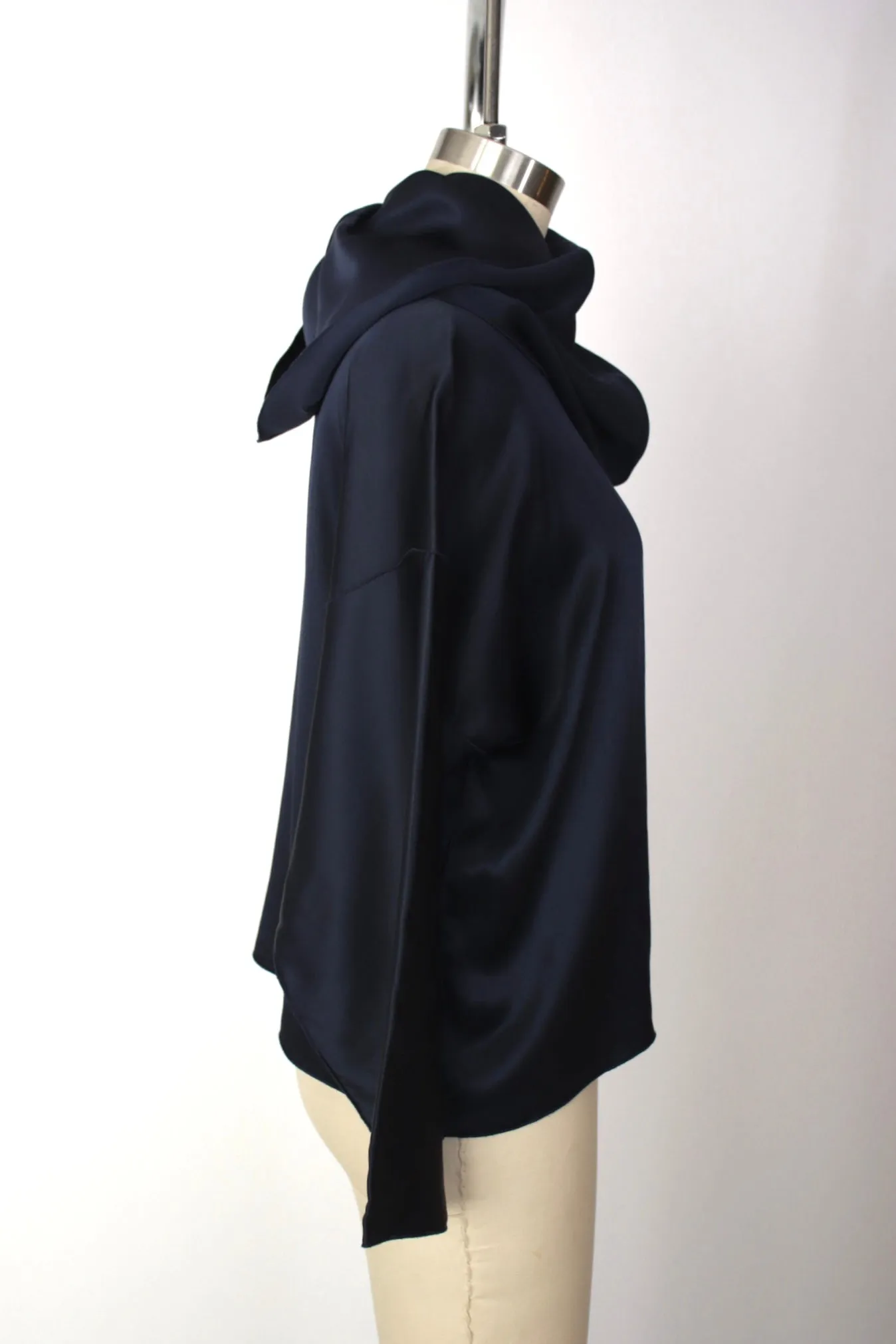 1990s Zoran Satin Cowl Blouse