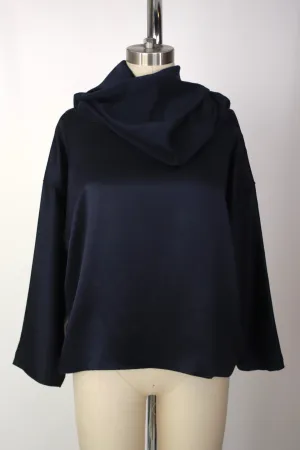 1990s Zoran Satin Cowl Blouse