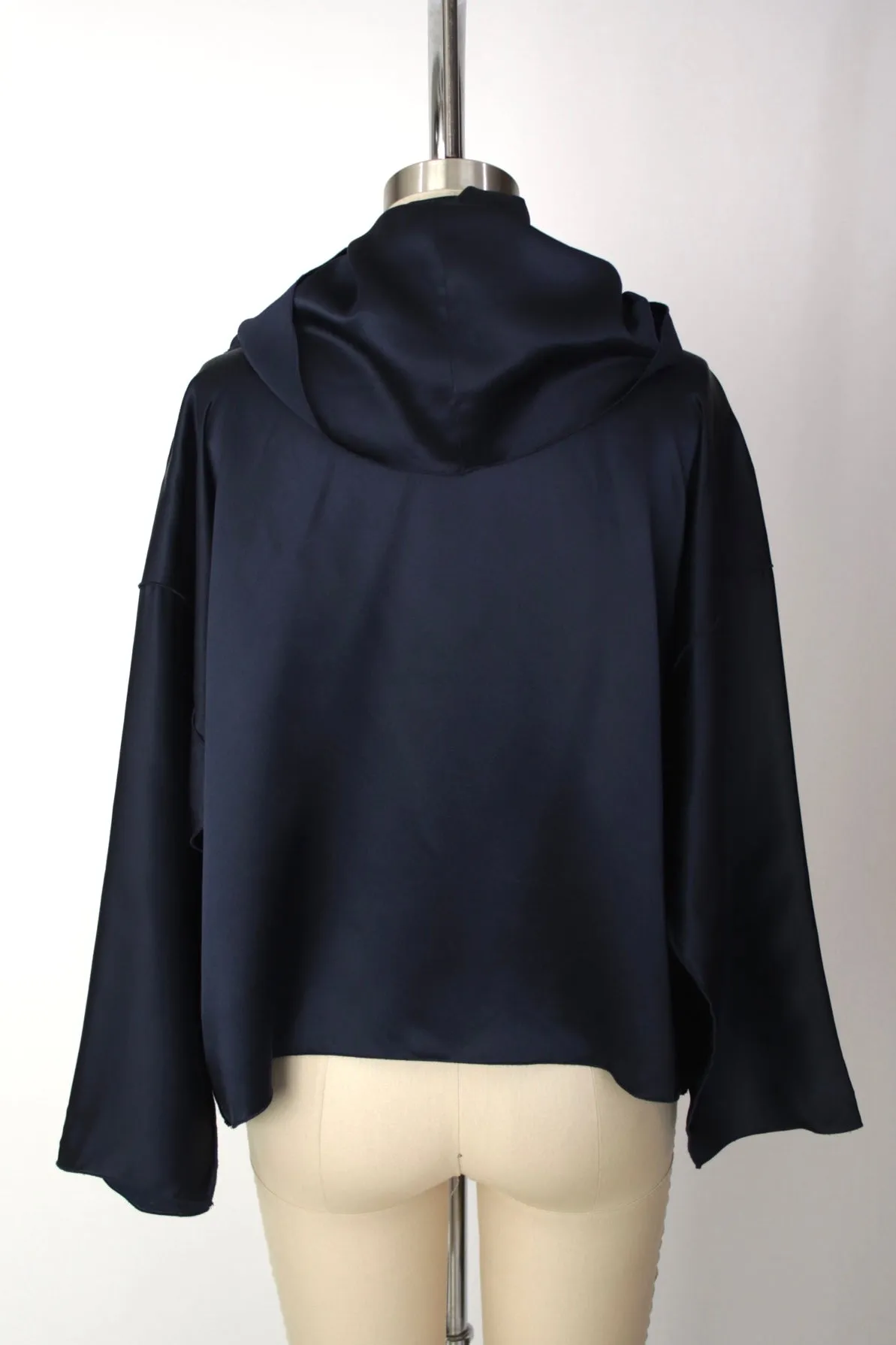 1990s Zoran Satin Cowl Blouse
