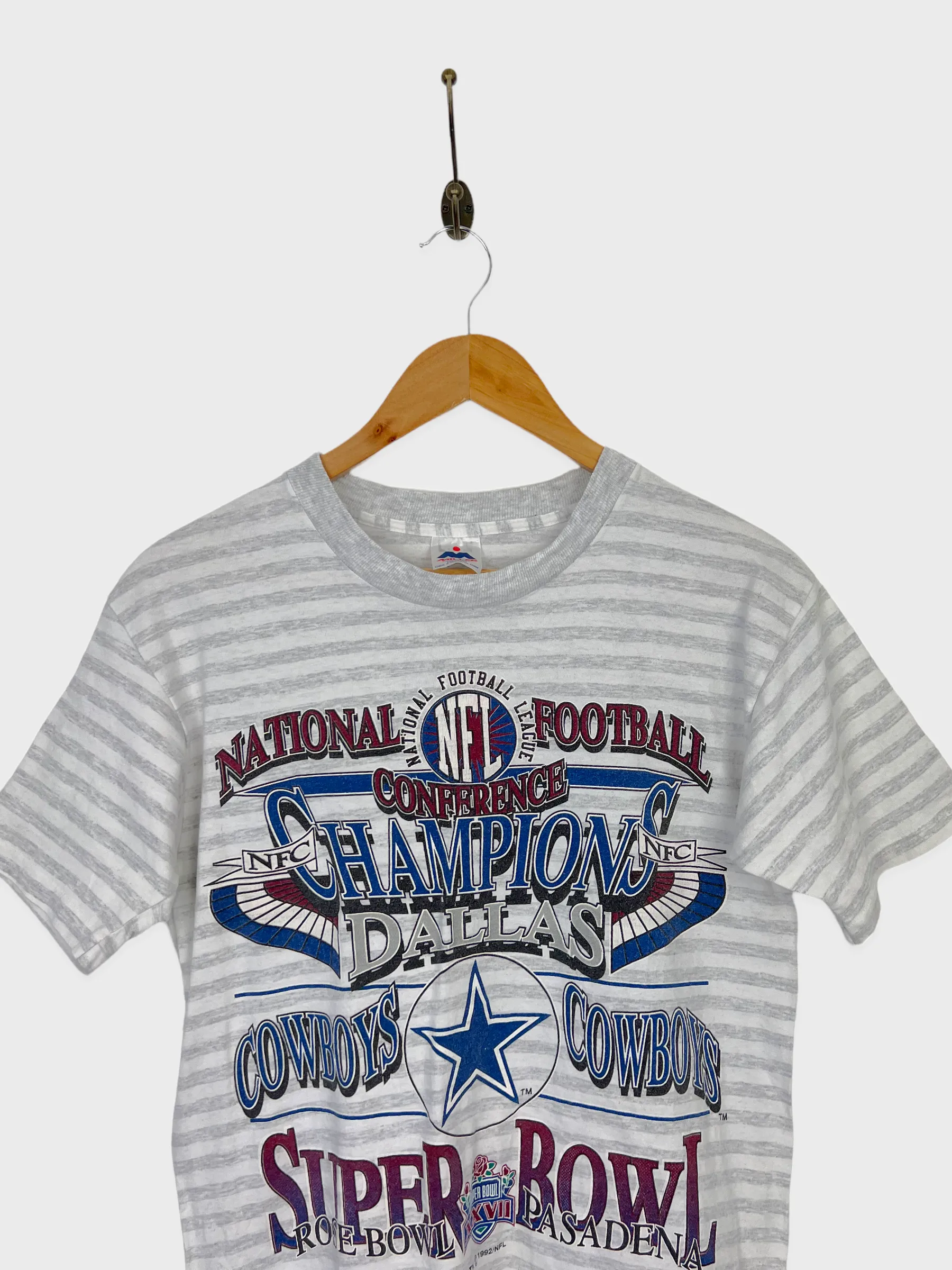 1992 Dallas Cowboys NFL USA Made Vintage T-Shirt Size 6