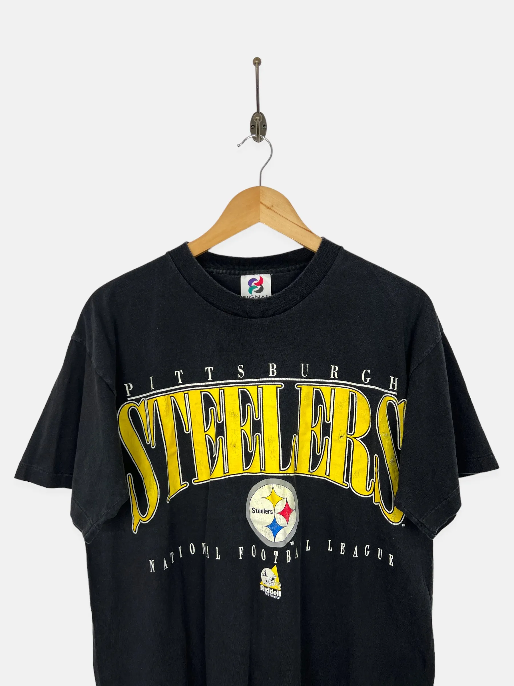 1996 Pittsburgh Steelers NFL USA Made Vintage T-Shirt Size 10-12