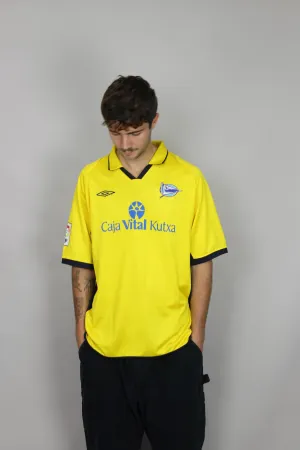 2003 Umbro Deportivo Alavés Away Kit Vintage Football Jersey Size XL