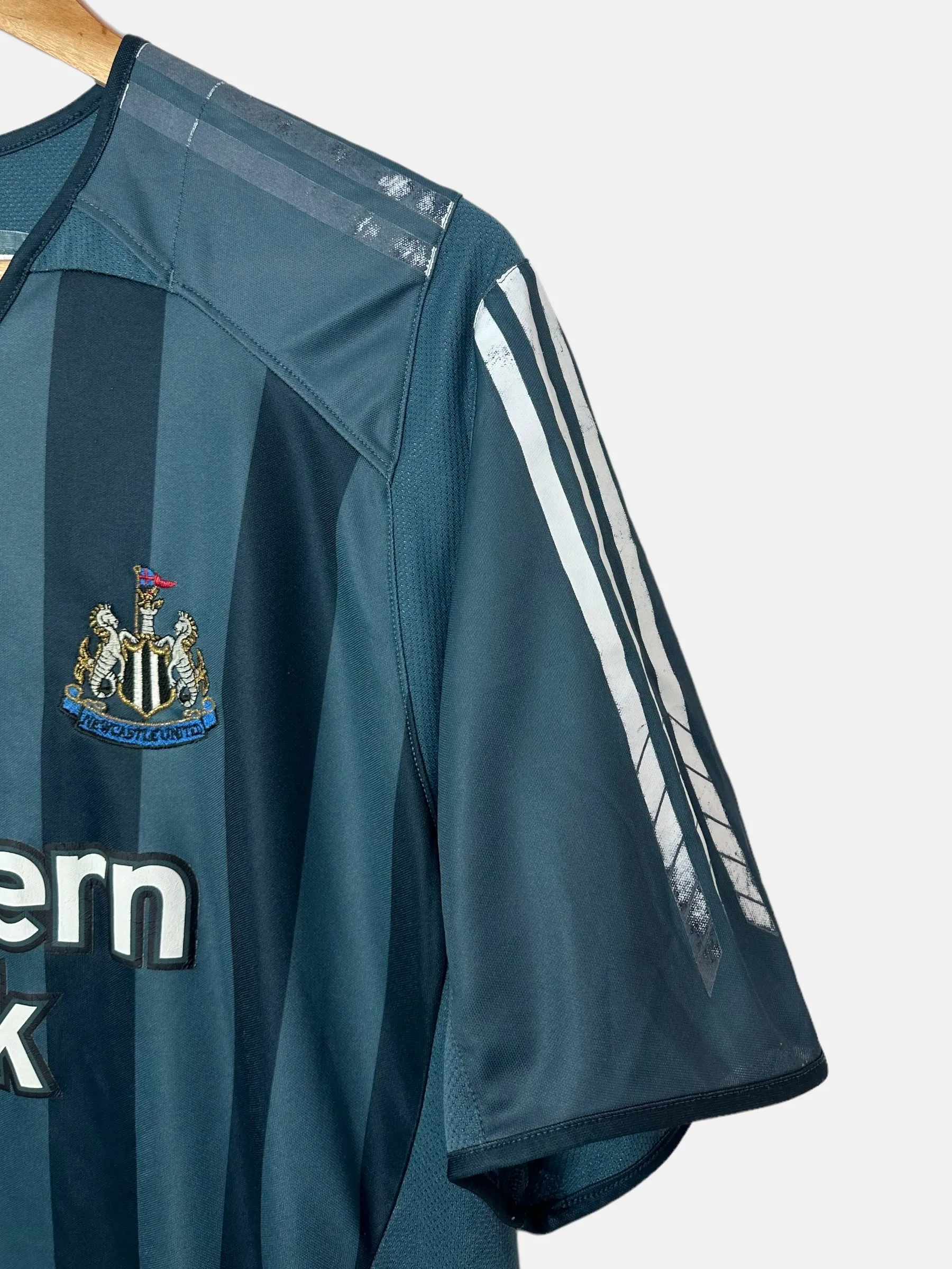 2005 Adidas Newcastle Away Kit Vintage Football Jersey Size L