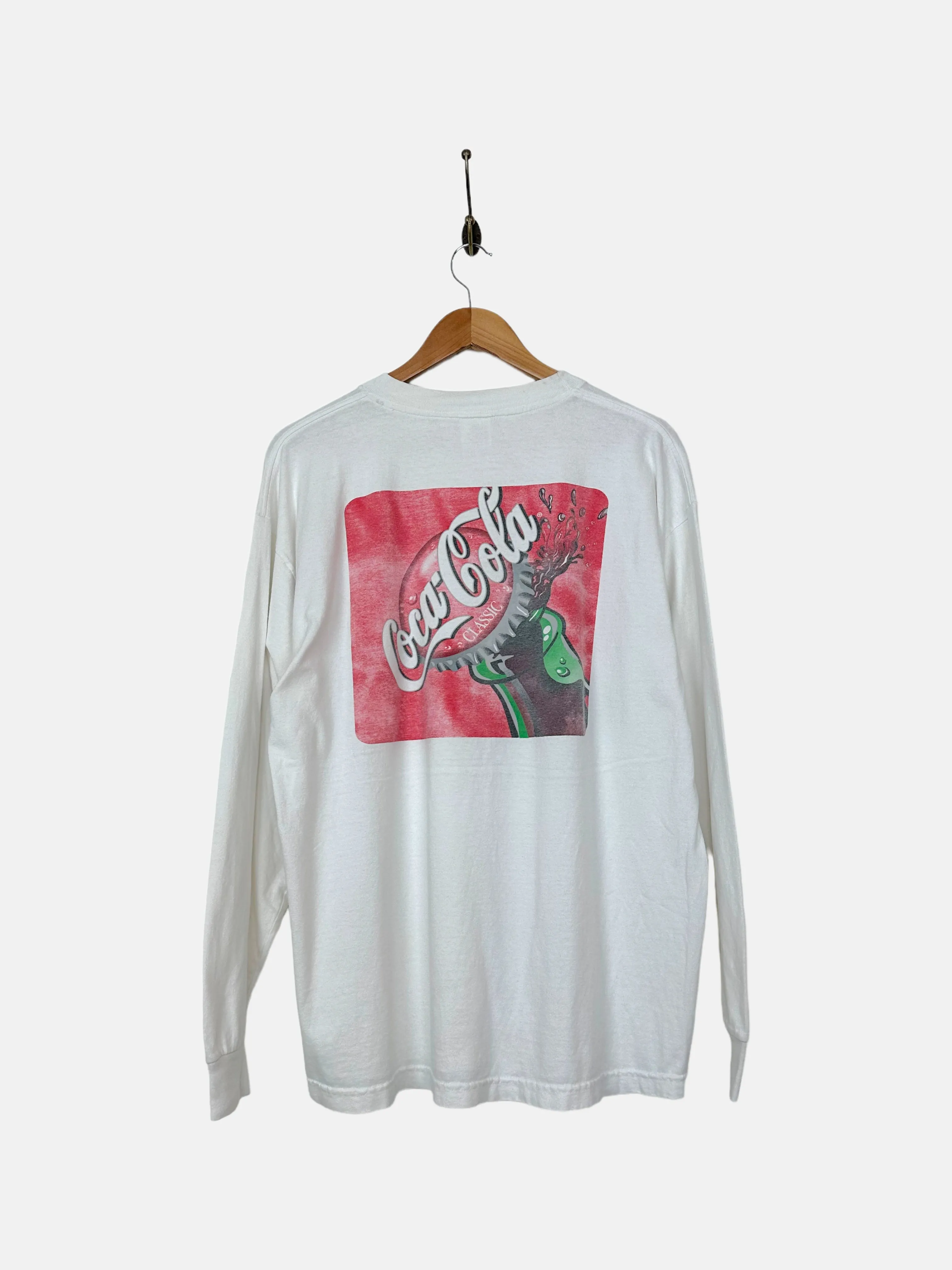 90's Coca-Cola Vintage Longsleeve Shirt Size M