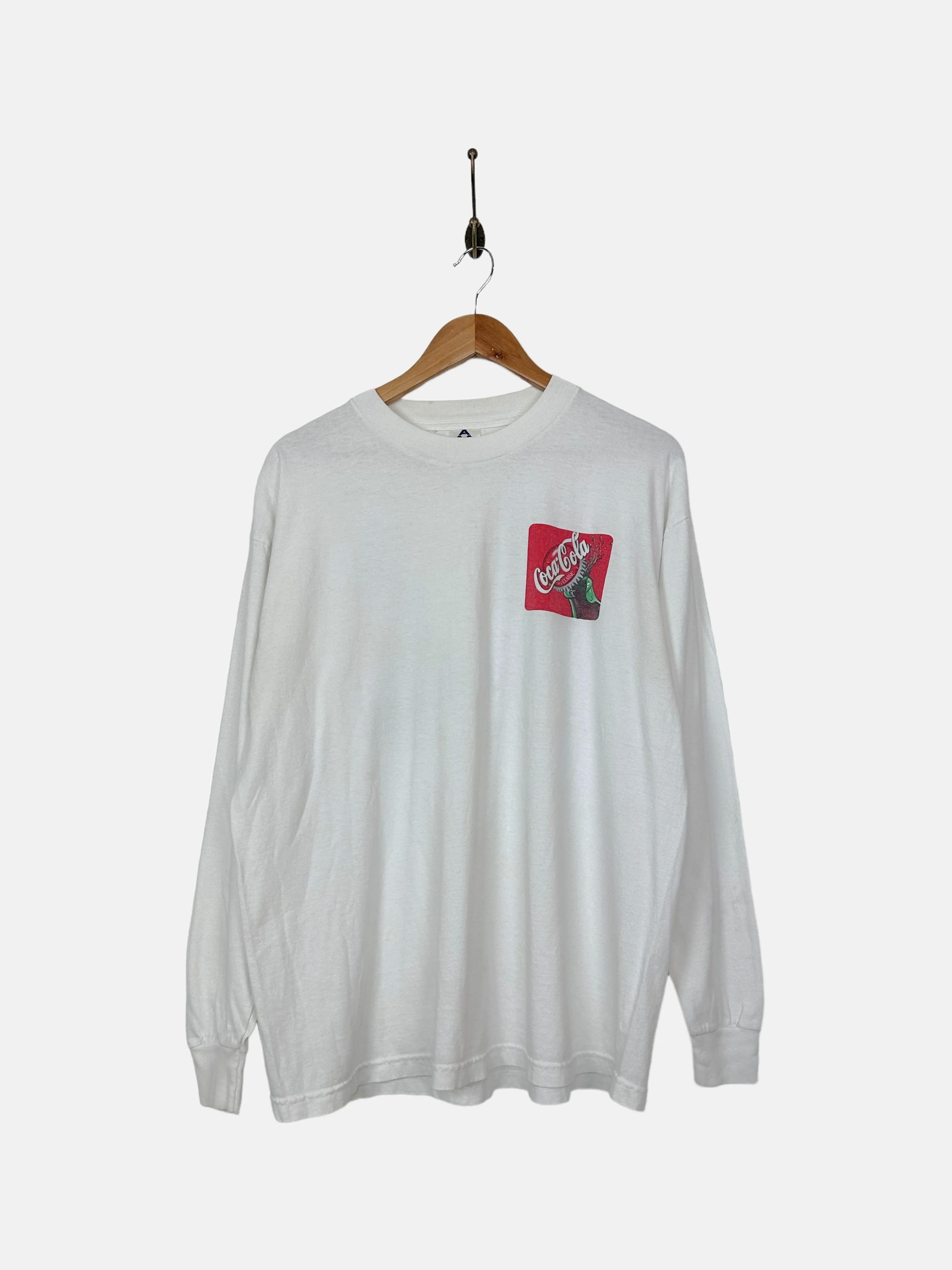 90's Coca-Cola Vintage Longsleeve Shirt Size M