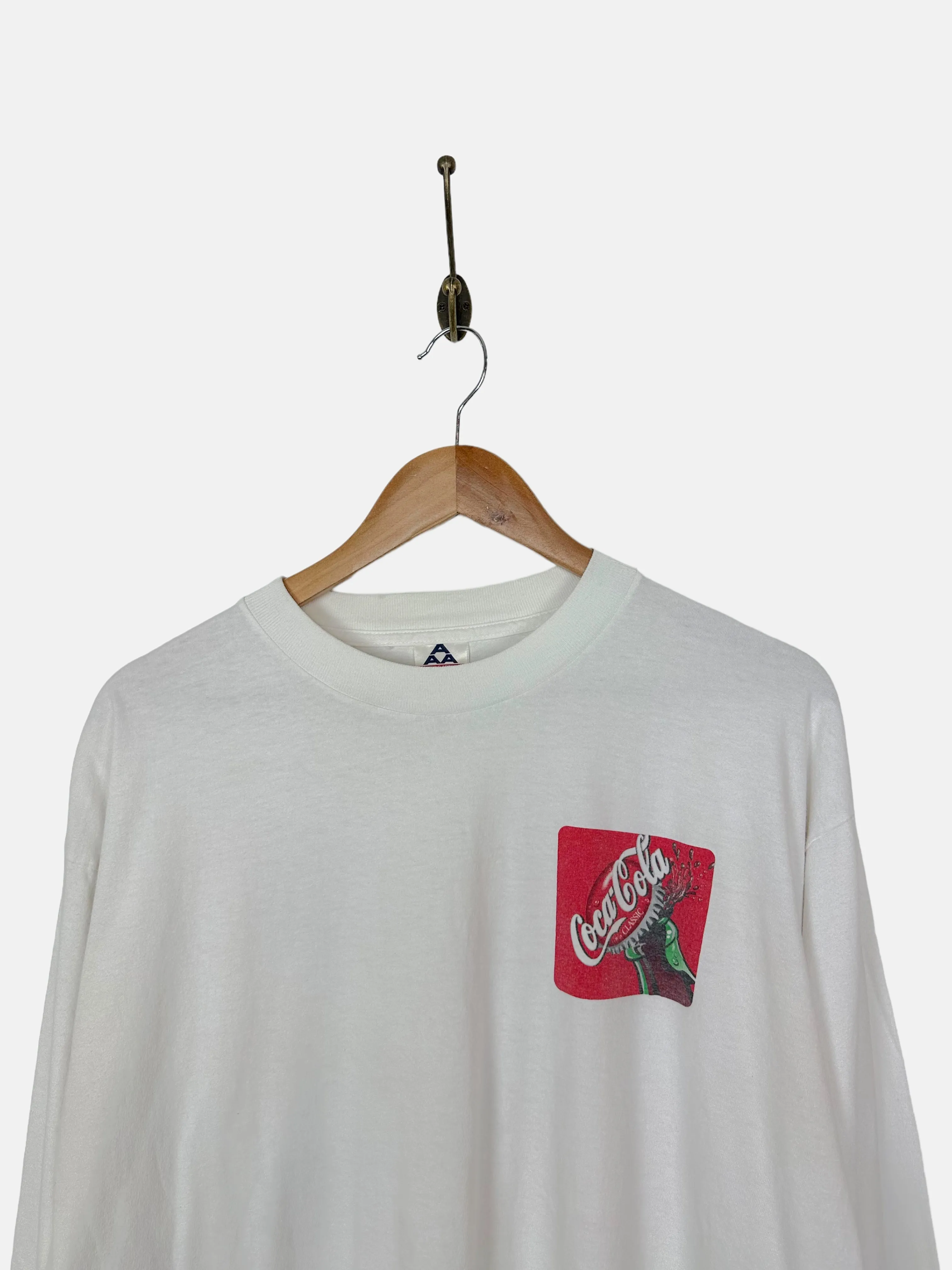 90's Coca-Cola Vintage Longsleeve Shirt Size M