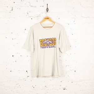 90s Denver Broncos Football T Shirt - White - XL