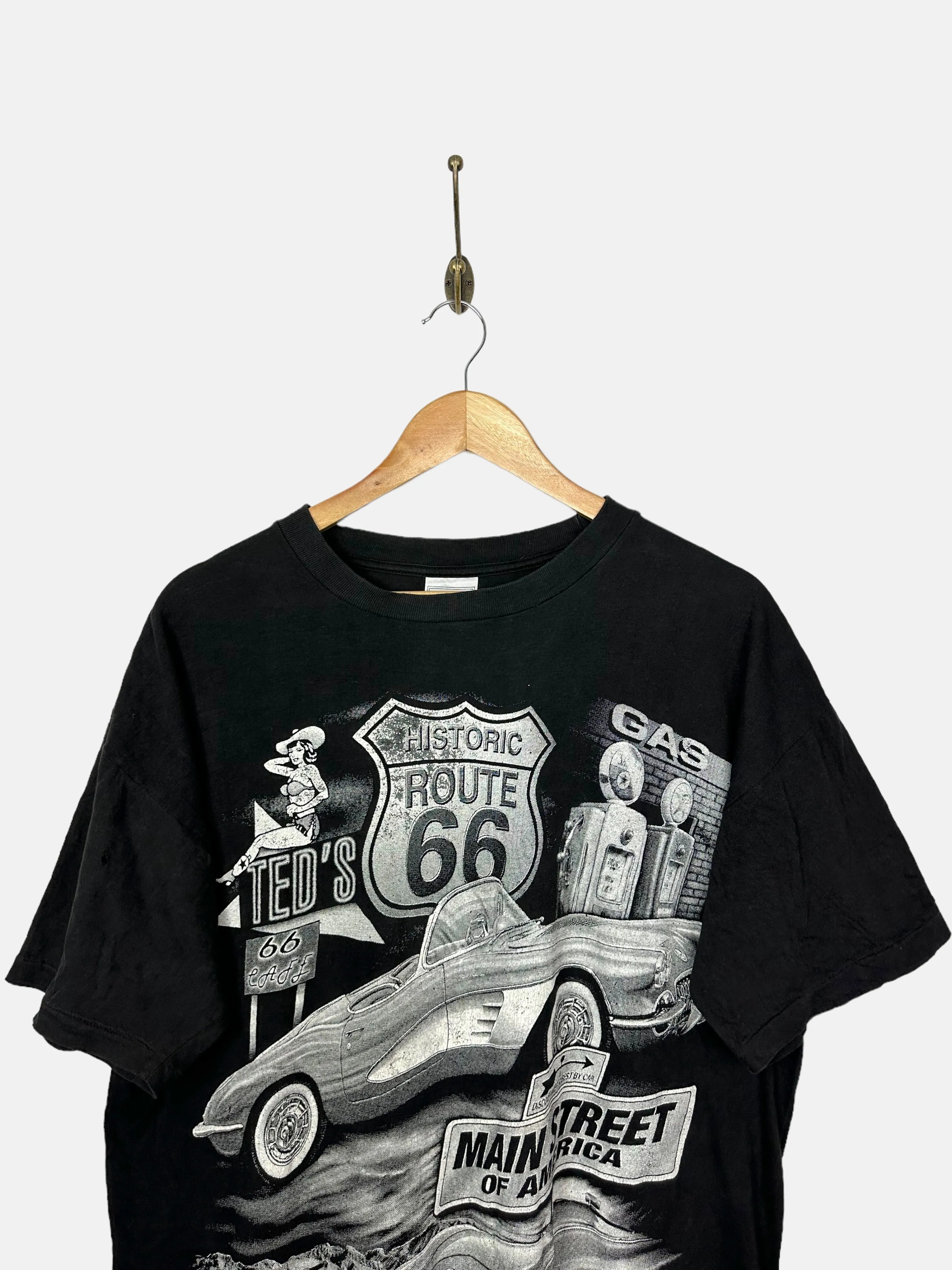 90's Route 66 Vintage Lightweight T-Shirt Size M