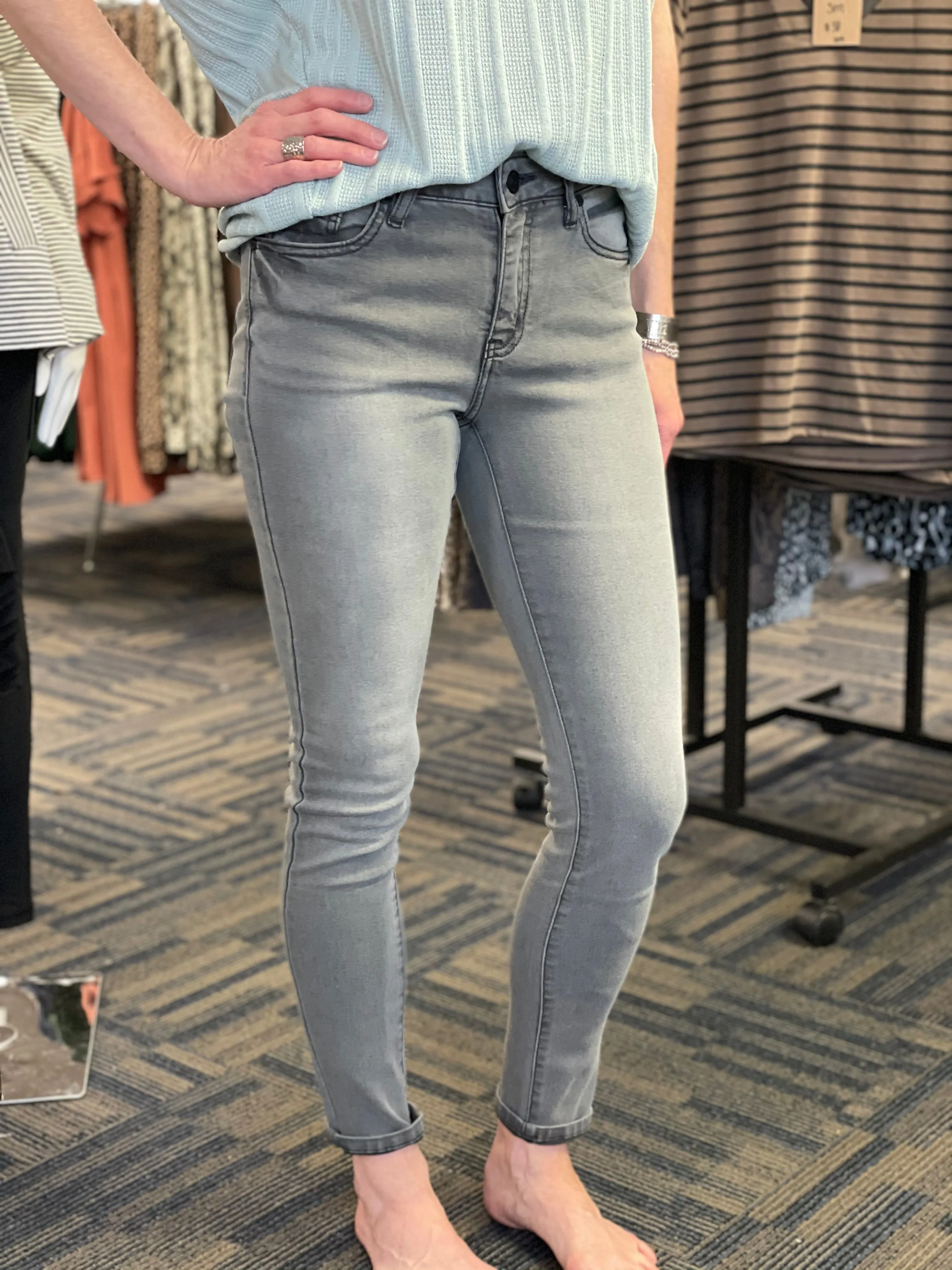 Abilene Mid Rise Super Skinny Jeans