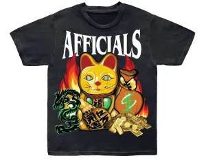 Afficials Money Cat Tee BLACK