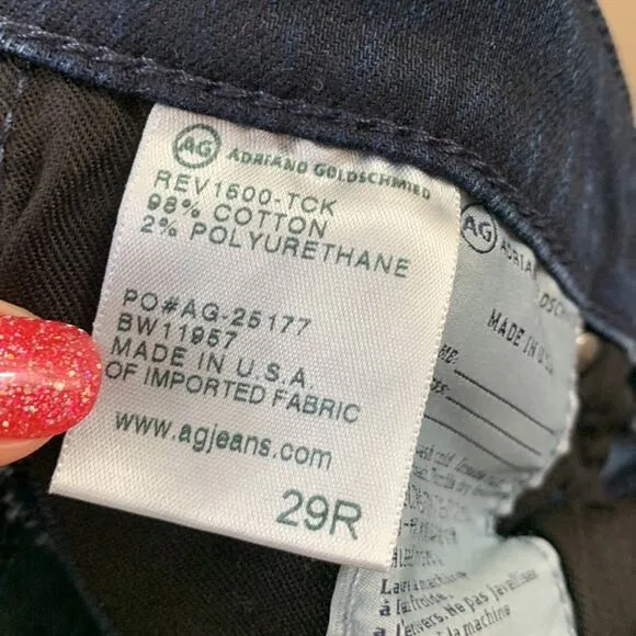 AG Adriano Goldschmied The Absolute Legging Extreme Skinny Dark Wash Jeans