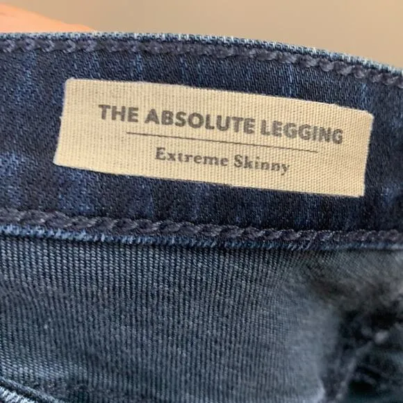 AG Adriano Goldschmied The Absolute Legging Extreme Skinny Dark Wash Jeans