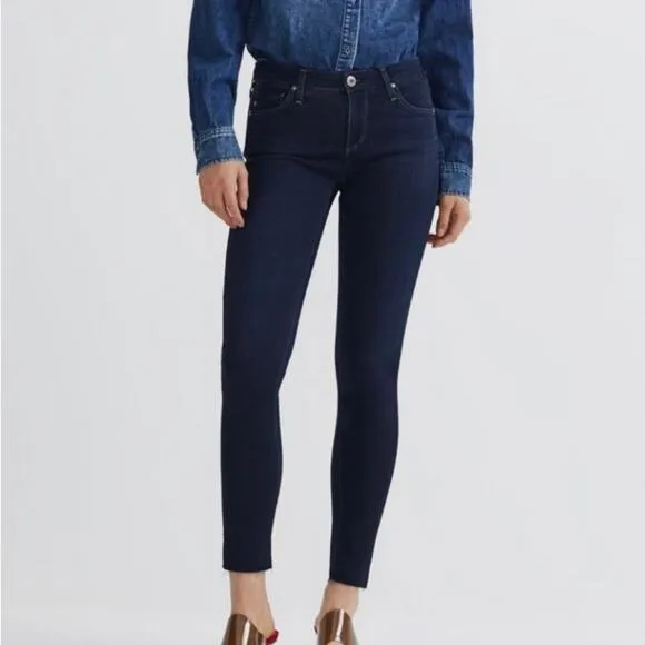 AG Adriano Goldschmied The Absolute Legging Extreme Skinny Dark Wash Jeans