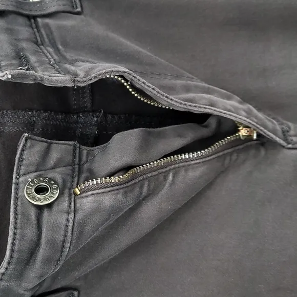 AG Adriano Goldschmied The Prima Mid Rise Cigarette Jeans Skinny Gray Size 29R