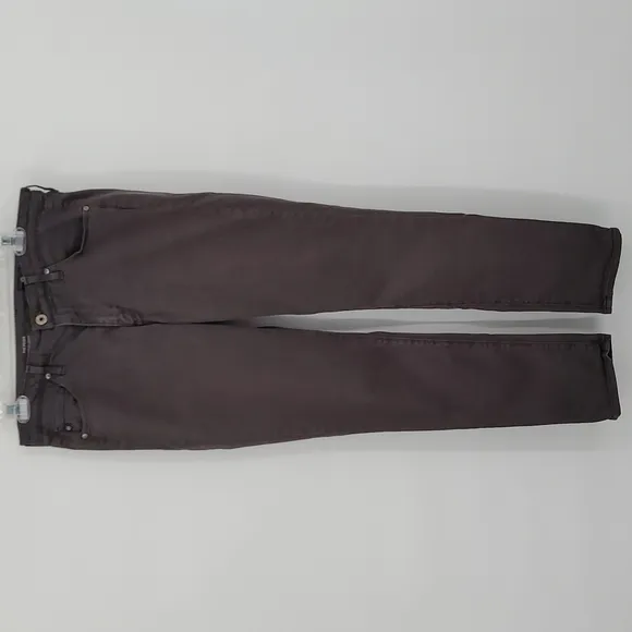 AG Adriano Goldschmied The Prima Mid Rise Cigarette Jeans Skinny Gray Size 29R