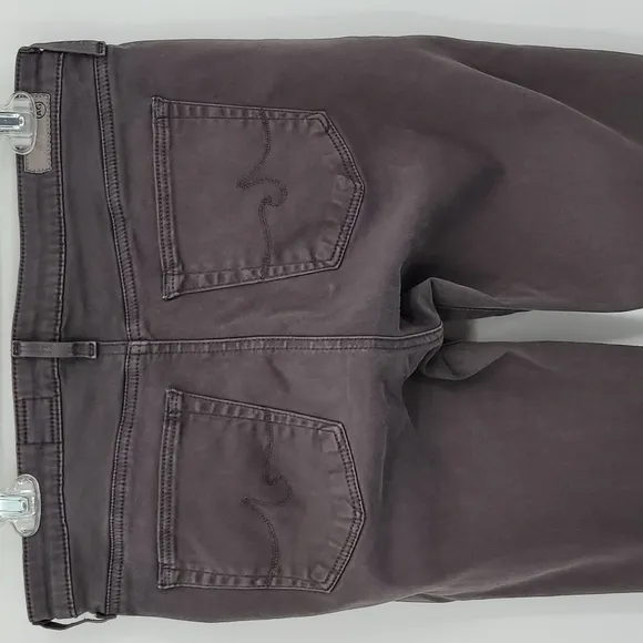 AG Adriano Goldschmied The Prima Mid Rise Cigarette Jeans Skinny Gray Size 29R