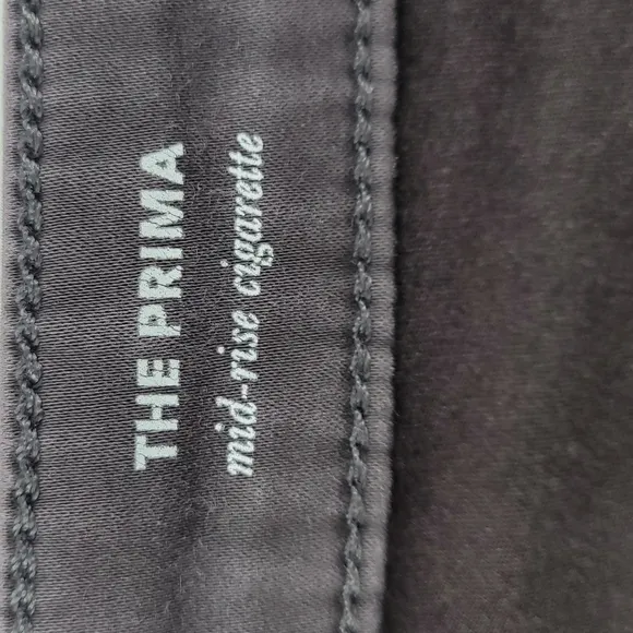 AG Adriano Goldschmied The Prima Mid Rise Cigarette Jeans Skinny Gray Size 29R
