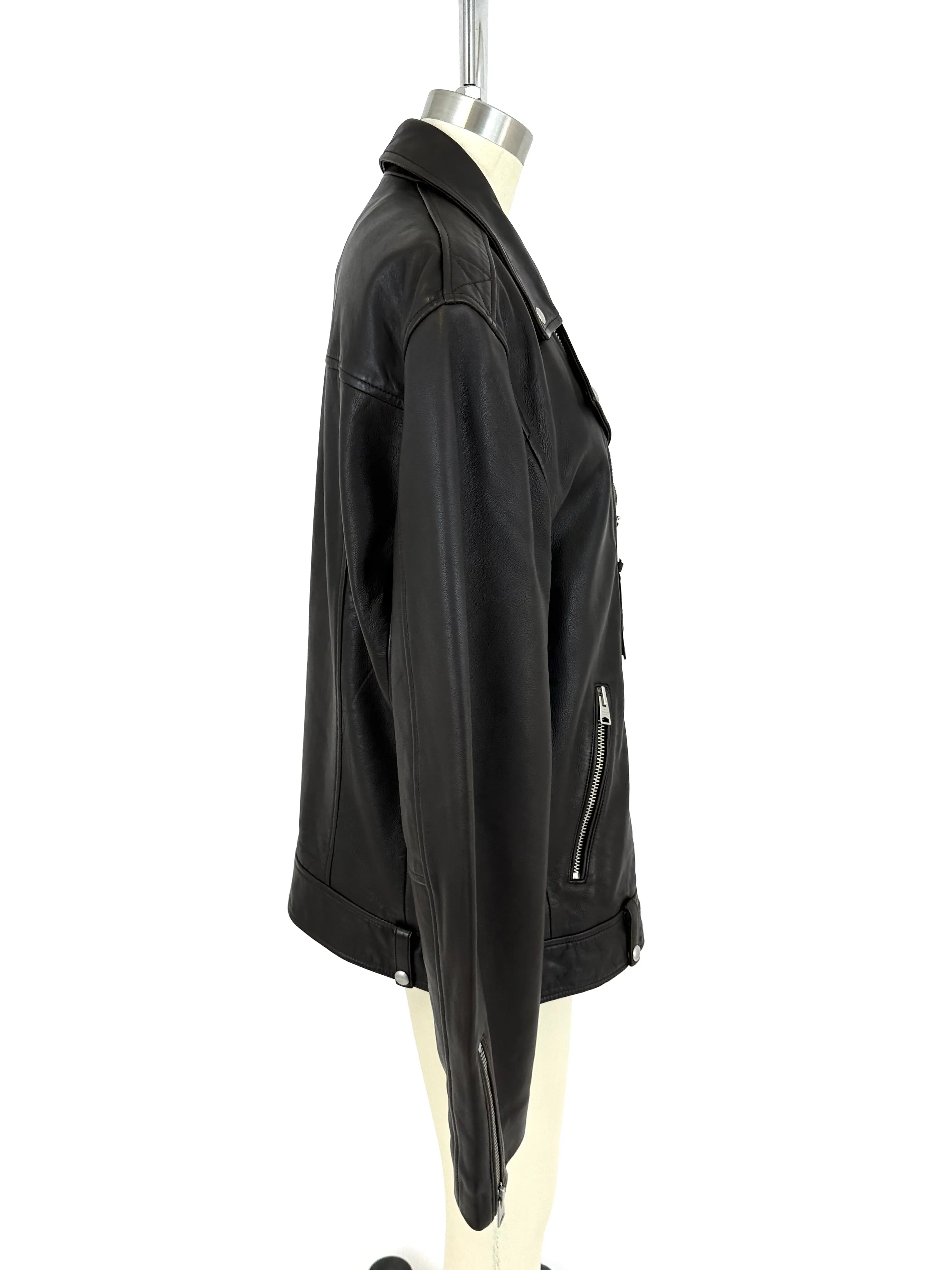 All Saints Milo Biker Leather Jacket