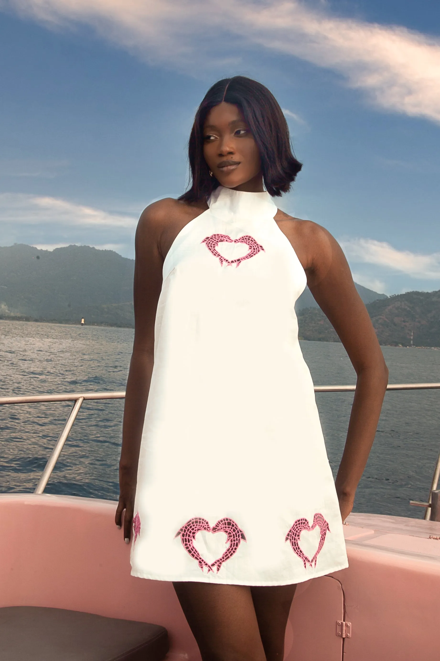Amelia Open Back Party Dress