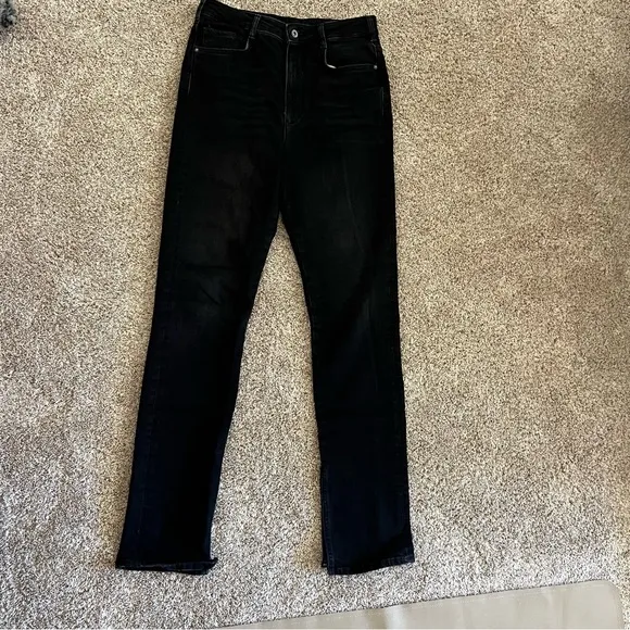 Anthropologie Pilcro Black Jeans High rise vented skinny jeans 30