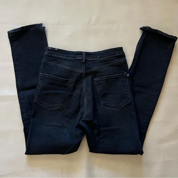 Anthropologie Pilcro Black Jeans High rise vented skinny jeans 30