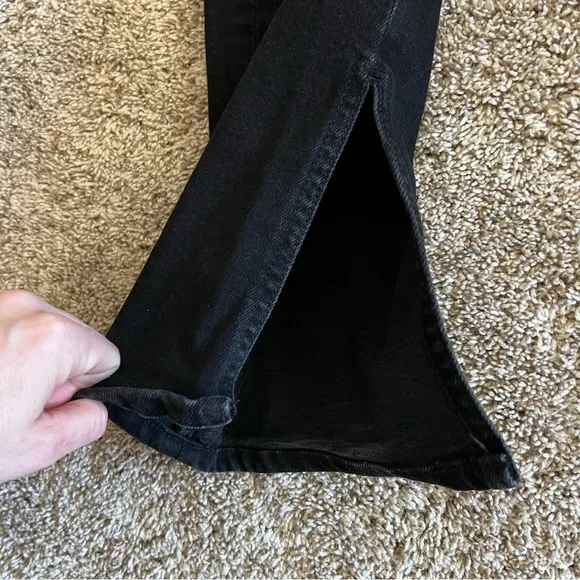 Anthropologie Pilcro Black Jeans High rise vented skinny jeans 30