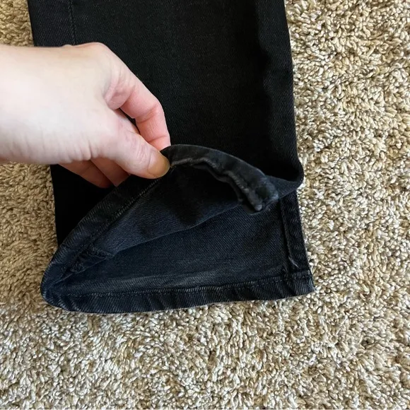 Anthropologie Pilcro Black Jeans High rise vented skinny jeans 30