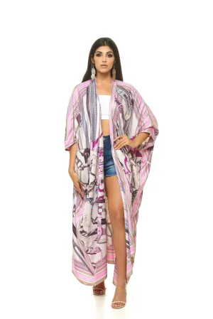 Aubrey Satin Kimono