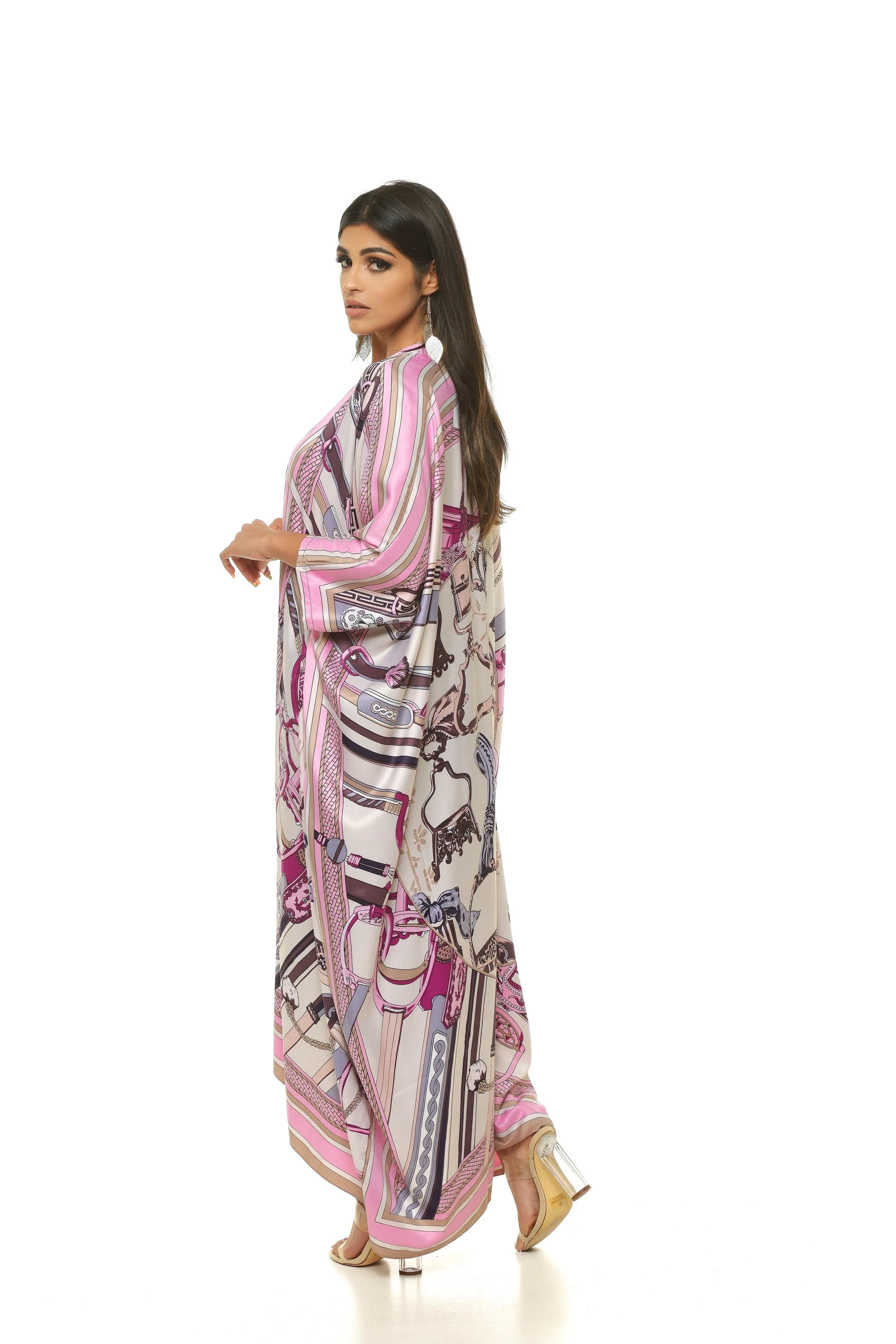 Aubrey Satin Kimono