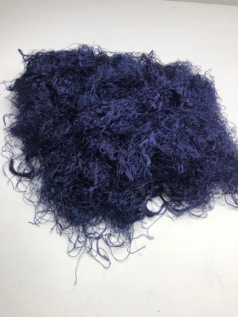 Banana Yarn Fiber - Navy Blue