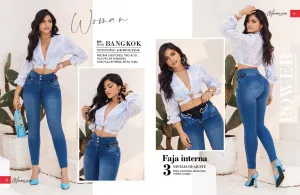 Bangkok FAJA 100% Authentic Colombian Push Up Jeans