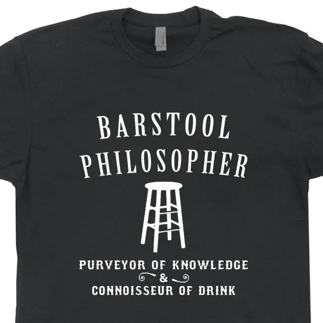 Barstool Philosopher T Shirt Vintage Beer T Shirts