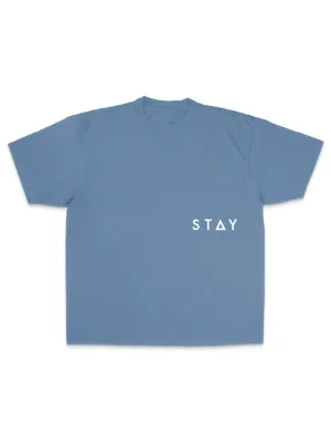 Basics Oversized Tee - Washed Denim