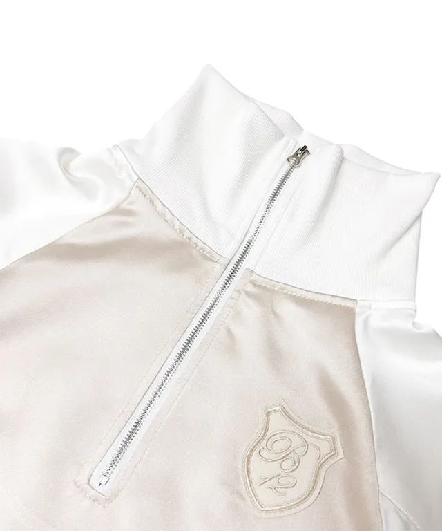 BENECIA 12 Satin Anorak - Beige