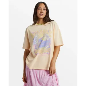 BILLABONG SINCE 73 OVERSIZED T-SHIRT PEACH WHIP