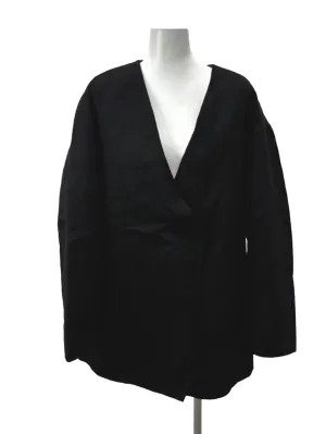 Black V-Neck Jacket
