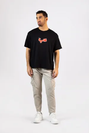 Black Verified Hobb حب T-shirt