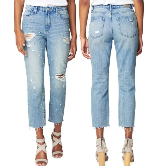 BlankNyc Distressed Pearl Jeans