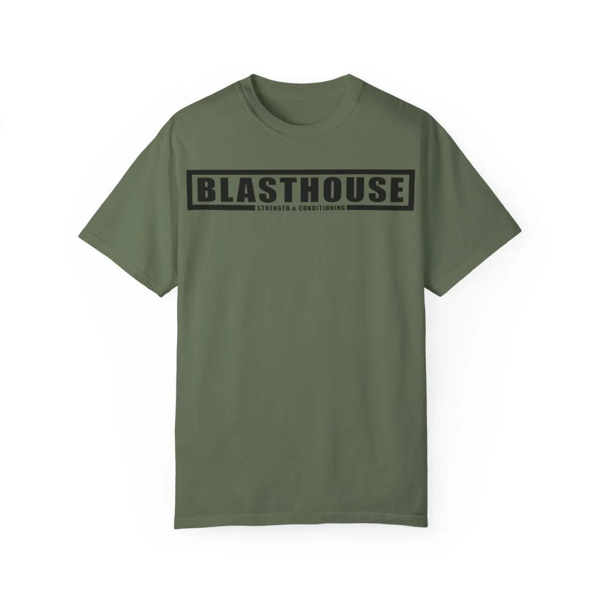 BLASTHOUSE STRENGTH & CONDITIONING T-SHIRT - ARMY GREEN