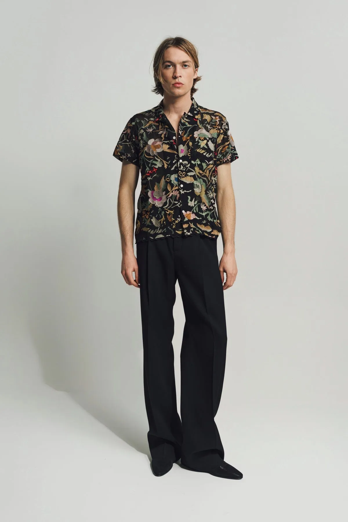 BODE | HEIRLOOM FLORAL SHORT SLEEVE SHIRT