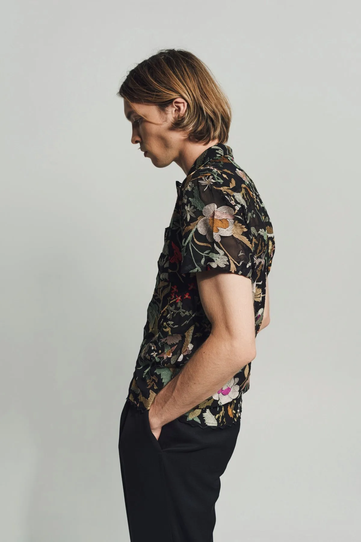 BODE | HEIRLOOM FLORAL SHORT SLEEVE SHIRT