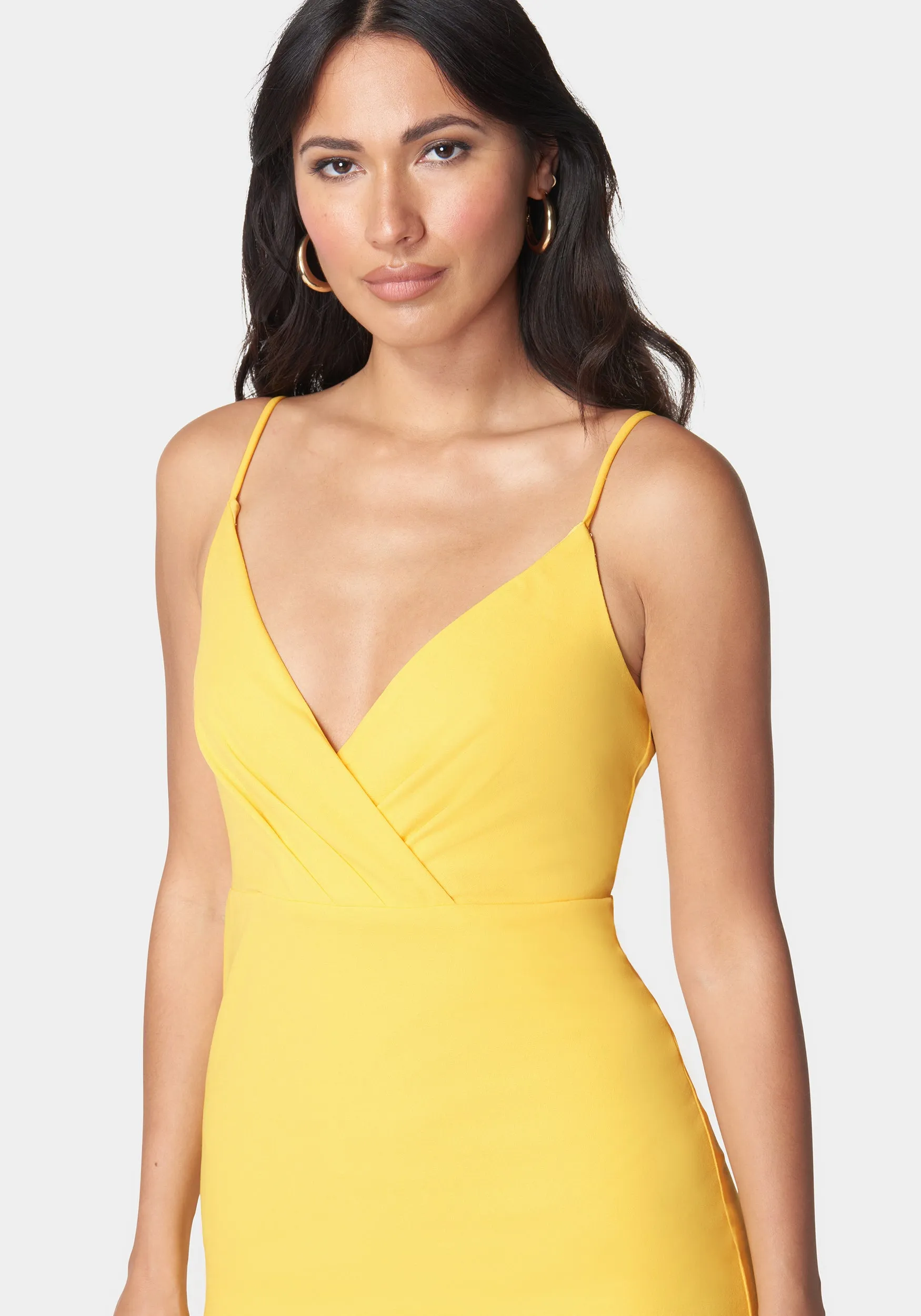 Caged Low Back Mini Dress