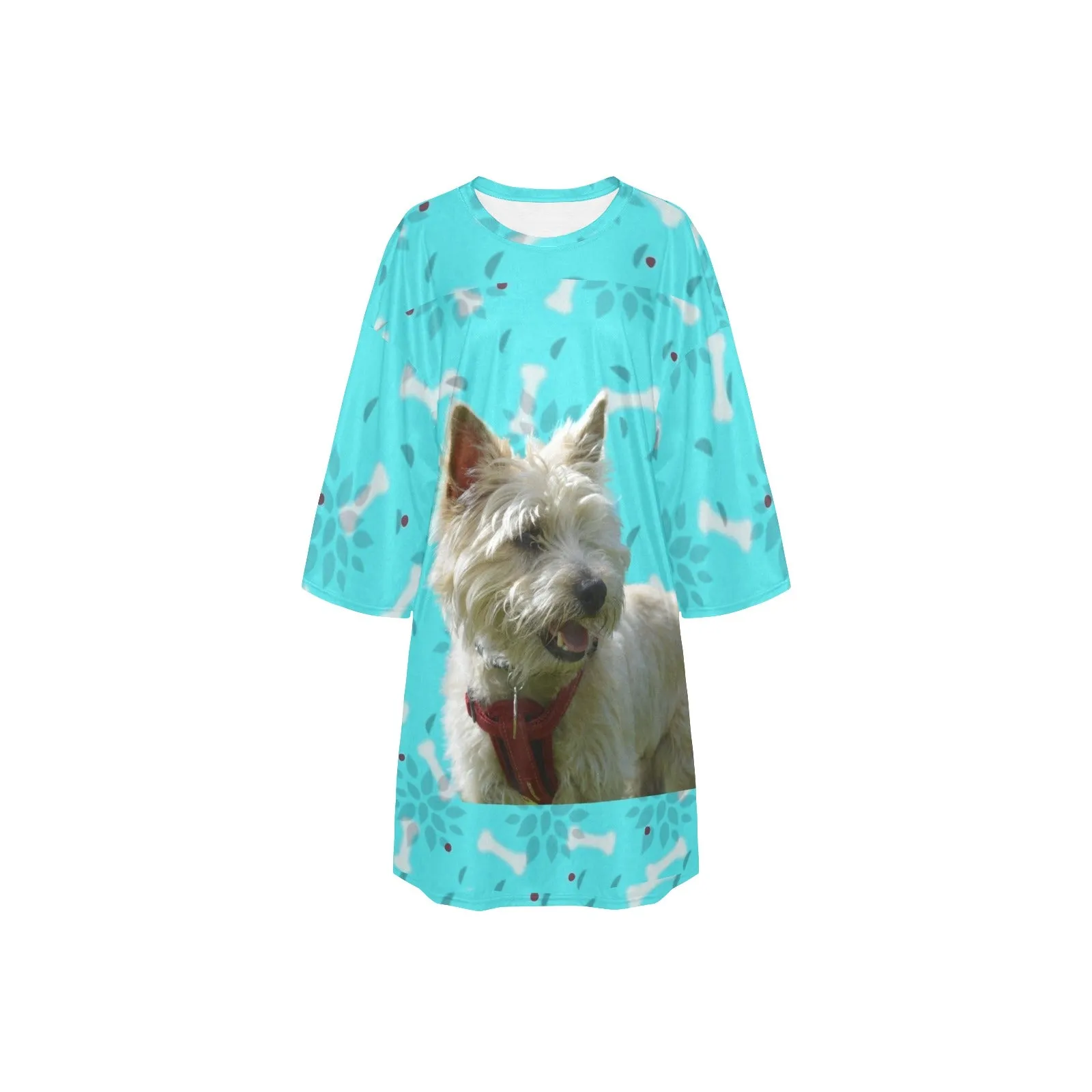 Cairn Terrier Oversized Sleep Shirt