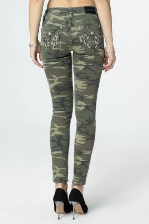 Camo Wings Skinny Jeans