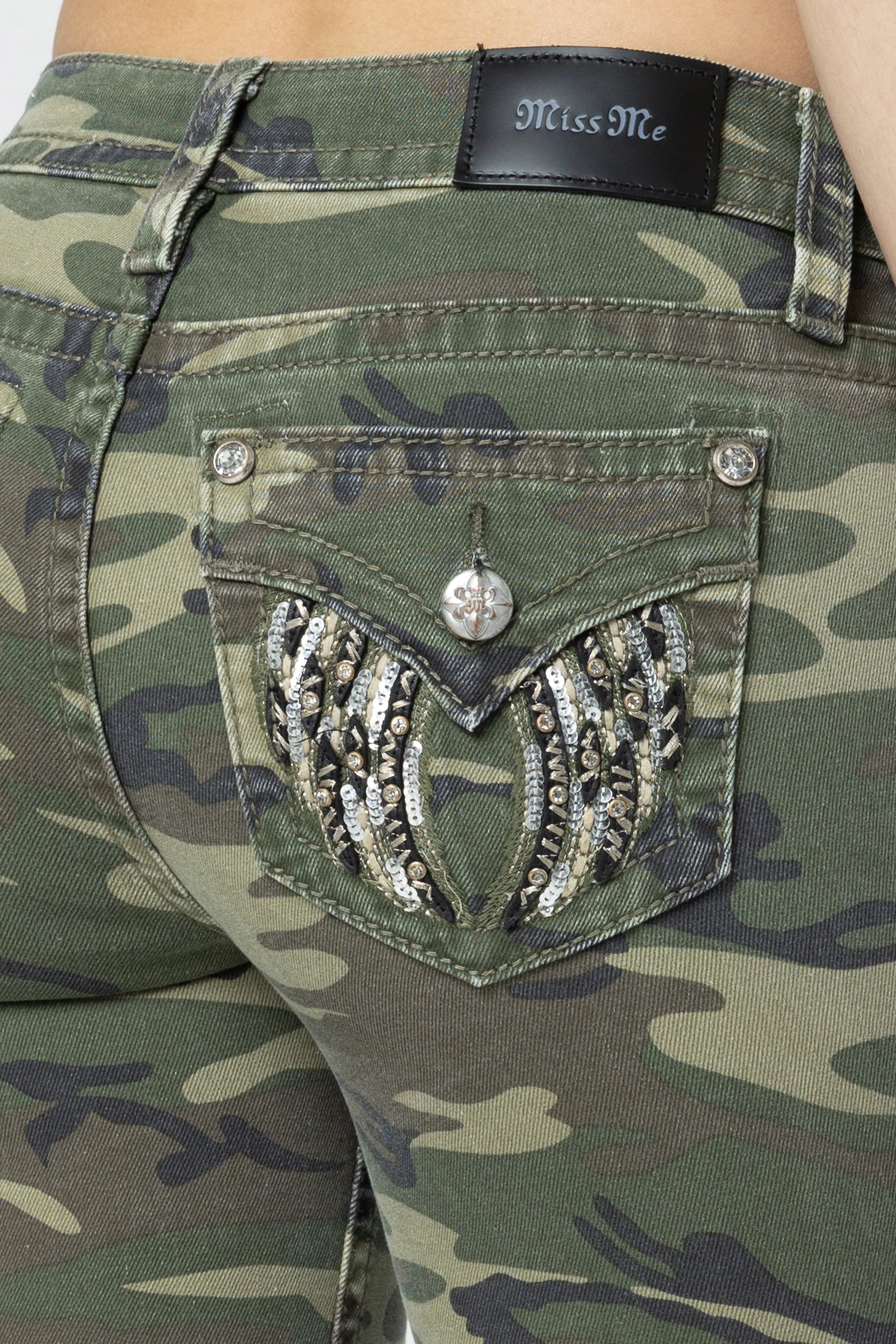Camo Wings Skinny Jeans