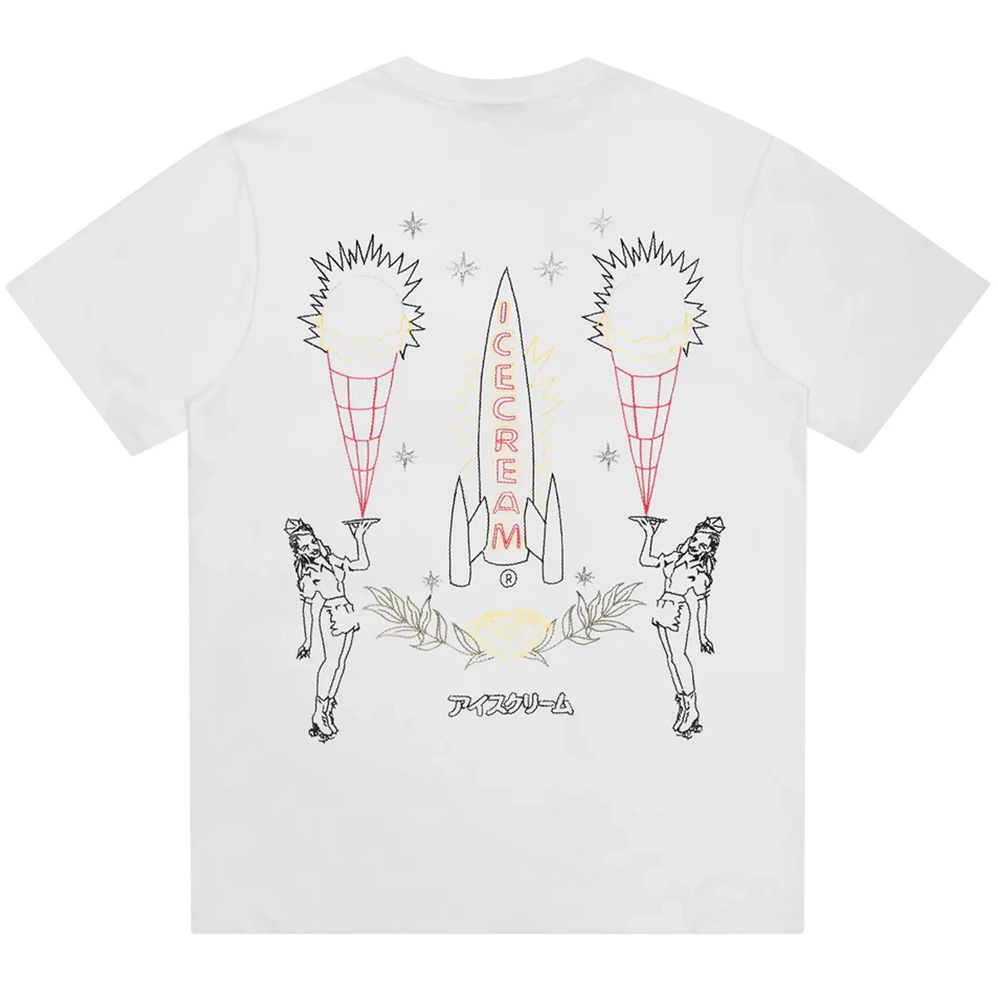 Chains S/S Tee Oversized (WHITE)
