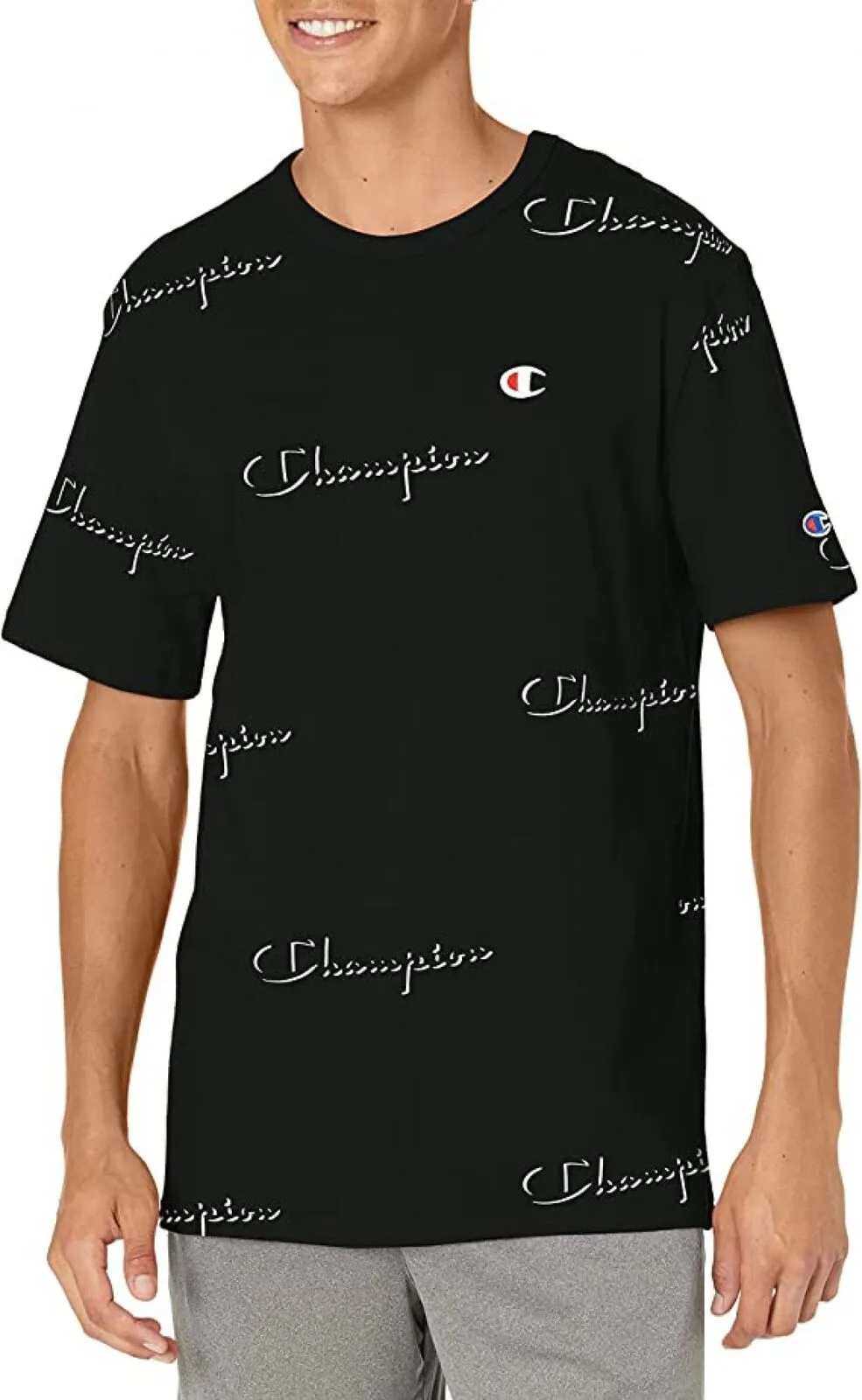 Champion Mens Heritage Short Sleeve T-Shirt Tee