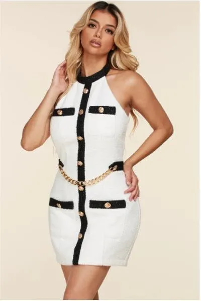CHANNL INSPIRED MINI DRESS