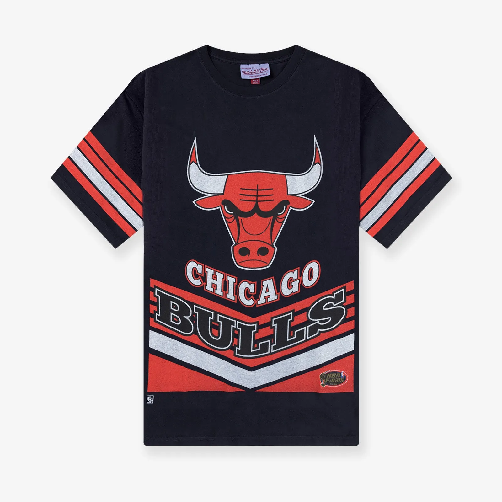 Chicago Bulls Tip Off Tee - Faded Black