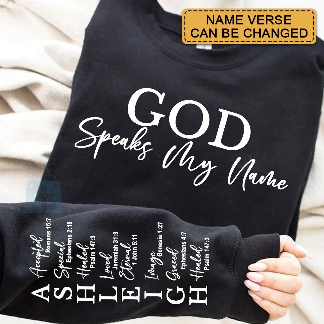 CHRISTIANARTBAG Custom Couple's Apparel : Uncover the sacred meaning of your name - Love Never Fail - Personalized T-Shirt - CAB01121724